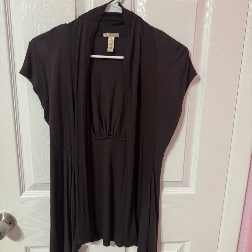 Vix Black Rayon Cardigan size S